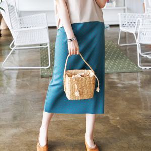 [최초가 162000원]  A로고 H라인 스커트 (AGSPSK03)