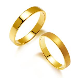 순금 반지 유광 무광 평반지 24K 3.75g