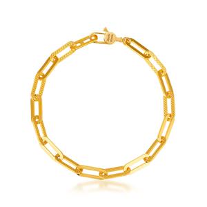 여자 순금 팔찌 뉴 할로우 클립 체인 24K 3.75g 18K장식