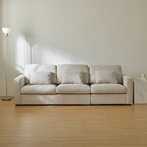 쉬어 가토 아쿠아 패브릭 클라우드 구스소파 4인용쇼파