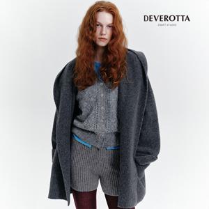 드베로타 25FW 폭스울블렌디드 후드코트
