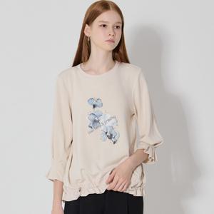 [홈쇼핑방송/(LeOT)]  데일리 아트웍 레터링 티블라우스 (4종택일)-사이즈 55~99까지