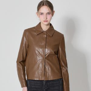 (LeOT)]  데일리 스텐카라 FAUX 레더 재킷