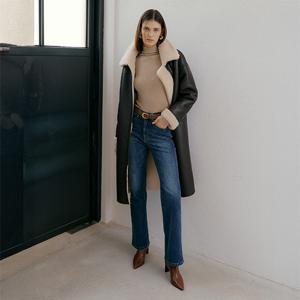 바니스뉴욕 25FW 레논 하이플레어 기모데님 long