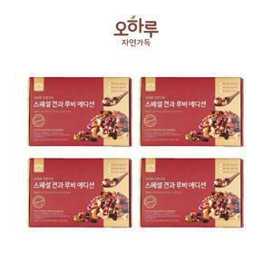 오하루 자연가득 스페셜 견과 루비에디션 4박스 (100봉)