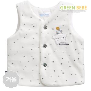 아기별 패딩조끼