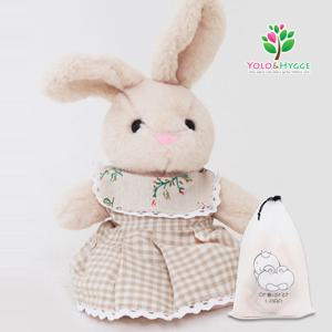 [욜로앤휘게] 너무 사랑스런 클래식 토끼 애착인형 원피스 여아