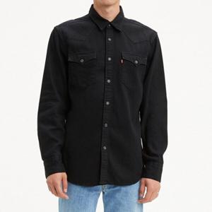 공용 바스토우 웨스턴 블랙 데님셔츠 85744-0002_KJ