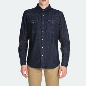 공용 클래식 웨스턴 스탠다드 핏 데님셔츠 85745-0002_KJ