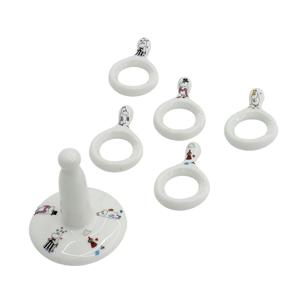 무민 링고리 수저받침세트 / 도자기 / 캐릭터