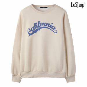 정상가:69,000원 ㅣ 체크 빵떡 레터링 기모 맨투맨 티셔츠 (DP4LW004A)