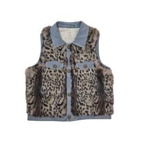 [롯데백화점][르니앤맥코이(여성)]레오파드 데님 믹스조끼(MM12FV301HJY)