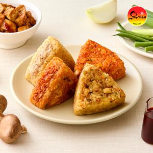 유가네 꾸운 주먹밥 4종 혼합 12팩 (참치마요, 닭갈비, 닭불고기, 불닭)