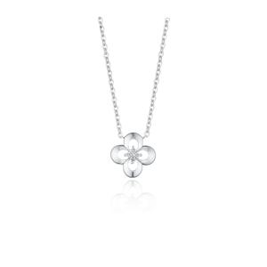 [GB] 쁘띠 더블 클로버 다이아 14K GOLD 목걸이 LNF25043D