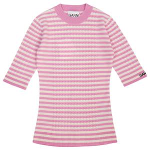 K1605 530 여자 울 캐시미어 반팔 니트