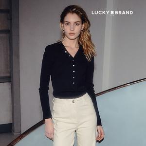 [55사이즈한정] 럭키브랜드 브이넥 버튼 풀오버 3종