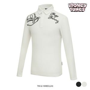 [스팍스]남성 벅스버니 스냅 긴팔 카라 기모 티셔츠 SN7MTS018