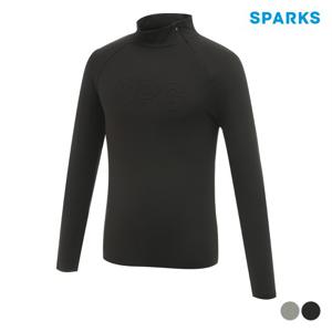 [스팍스]남성 사선 집업 반목폴라 하프넥 베이스 레이어 티셔츠 SM3MTS006