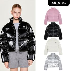 25FW 여성 크롭 유광 커브 패딩 (4 COLOR) 3FDJB0556