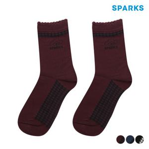 [스팍스]여성 체크 발목양말 SL3LAS002