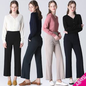 [최초가 38000원] 슬림 세미플레어핏 팬츠 (4종택일)