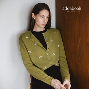 26SS 캐시미어100 핸드 자수 가디건