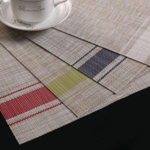 프렌치 북유럽풍 테이블 식탁 깔개 매트 스트라이프 식탁유리대용 품격식탁매트