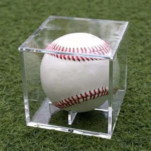 고급 야구공 케이스 투명 아크릴 싸인볼 보관 장식 진열함