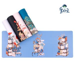 마우스 패드 키보드 장패드 게이밍 민화 굿즈 대형 컴퓨터 노트북 작호도 전통 문양 패브릭 마우스패드