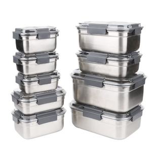 스텐 밀폐용기 1P 9호 김치통 대형밀폐용기 반찬통 그릇 찬기 카페용품 바리스타용품 건조대