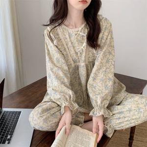 여성잠옷 임산부잠옷 여자잠옷 파자마파티 잠옷세트 긴팔잠옷 순면잠옷 겨울잠옷