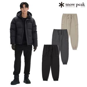 [최초가:159,000원]라고 기모 카고 조거 팬츠 캠핑룩 바지 S24WUTPT38_BS_C