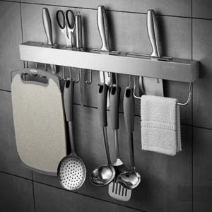 304스텐 무타공 올인원 조리도구 거치대 국자 걸이 칼꽂이 칼블럭 칼걸이 주방용품