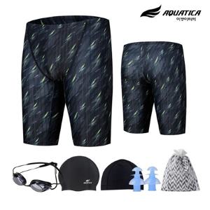 아쿠아티카 남성 실내수영복 BH07 선수용수경6종세트