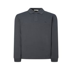 남성 [[24FW]] WHTS4C302CG [스테디셀러] 차콜그레이 단색 면 긴팔카라티셔츠