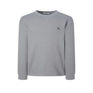 남성 [[24FW]] WHTS4D361G2 [스테디셀러] 그레이 단색 면 긴팔티셔츠