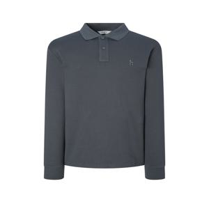 남성 [[24FW]] WHTS4D432CG [스테디셀러] 차콜그레이 단색 면혼방 긴팔카라티셔츠