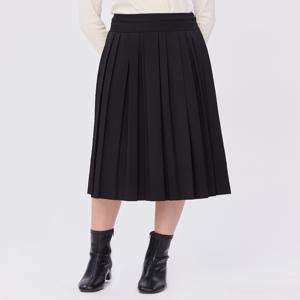 헤지스 여성 [[24FW]] WSSK4D905BK [가격인하][스테디셀러]블랙 플리츠 스커트