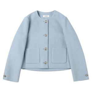 [쉬즈미스] 울 블렌드 라운드넥 핸드메이드 자켓 SWHJKP42030