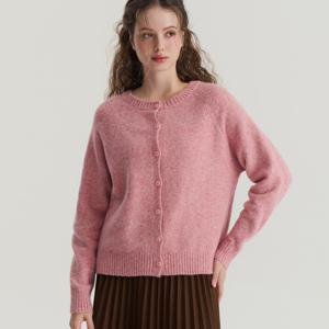 [브리치] 더 소재 / 여성 보카시 나그랑 라운드 니트 가디건 (SJK25022)