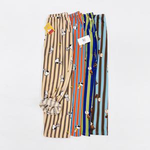 [브리치]  /  기획/홈웨어  피치기모 사방스판 Snoopy 수면 잠옷바지