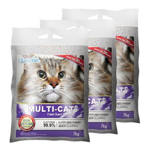 [고양이모래] 클럼플러스 멀티캣 7kg 4포