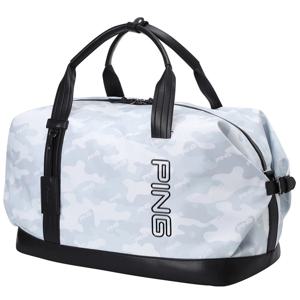 [핑골프][골프공드림]남성 카모 로고 패턴 버클 보스턴백 111D3BB202_WH