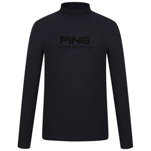 [핑골프][양말드림]남성 로고 배색 반목 긴팔 이너 티셔츠 111D4TI303_NA