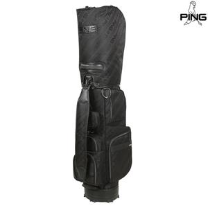 [우산/양말드림]남성 로고 자가드 캐디백 111E7CB001_BK