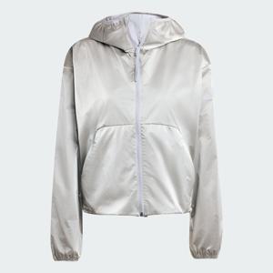 [아디다스] 우먼스 시티 테크 메탈릭 홀리데이 윈드재킷 JY0492