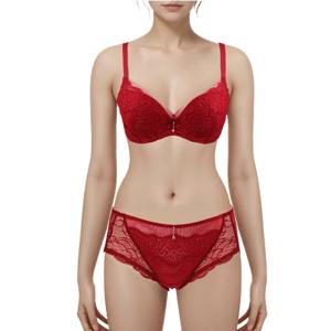 비비안 볼륨 업업 화려한 스팽글레이스 브라 레이스팬티세트 BR977A BP977AL