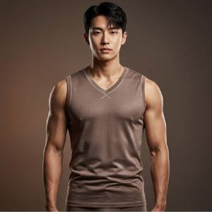 비비안 부드럽고 따뜻한 바디라인을 잡아주는 남성런닝 RU1720M