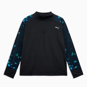 푸마 남성용 러닝 하프집업 티 M Running Half-Zip Tee 529500-01