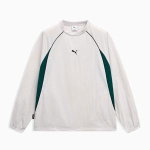 푸마 남성용 RETRO 컬러블록 오버사이즈 우븐 크루 634279-05